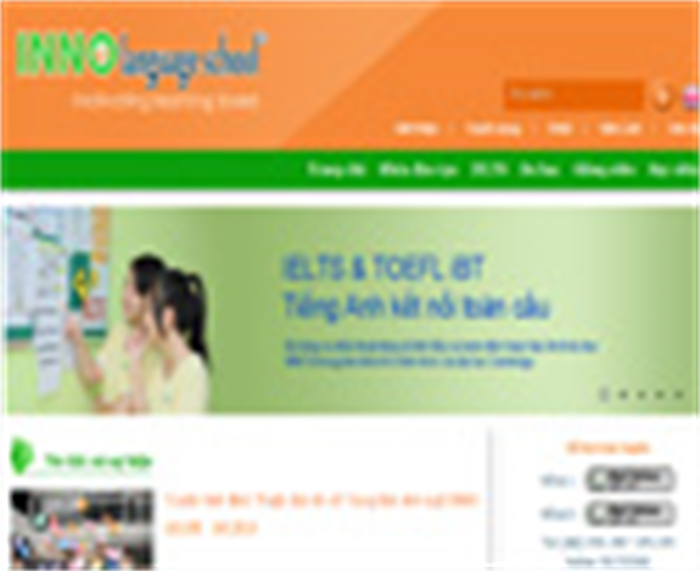 Khai trương website Inno