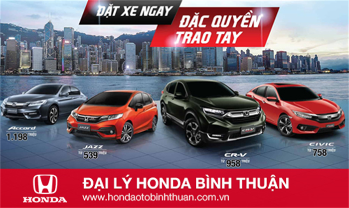 Tính Thành bàn giao khai trương website Honda Oto Bình Thuận