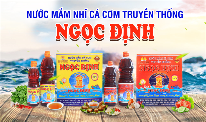 Tính Thành bàn giao khai trương website Nước Mắm Ngọc Định