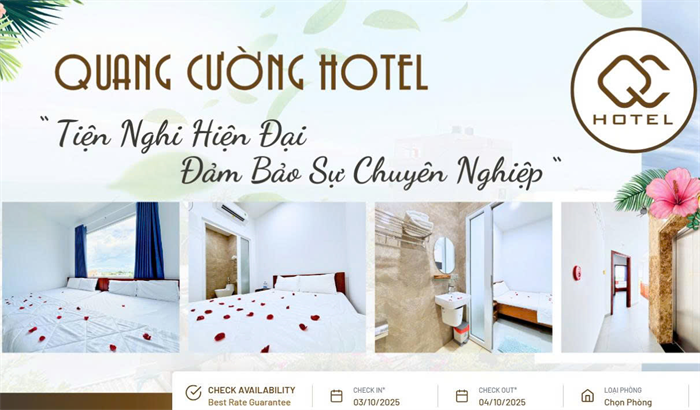 Tính Thành bàn giao khai trương Quang Cường Hotel